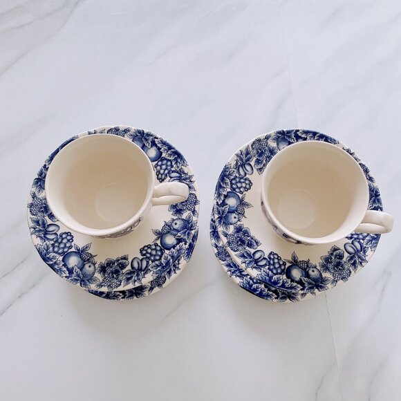 Vintage Libbey Eden Fruits And Berries Dinnerware Set of 20, Made In Malaysia - Picture 3 of 8